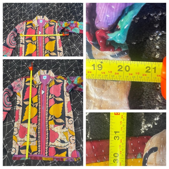 Kantha Open Jacket - Picture 3 of 5